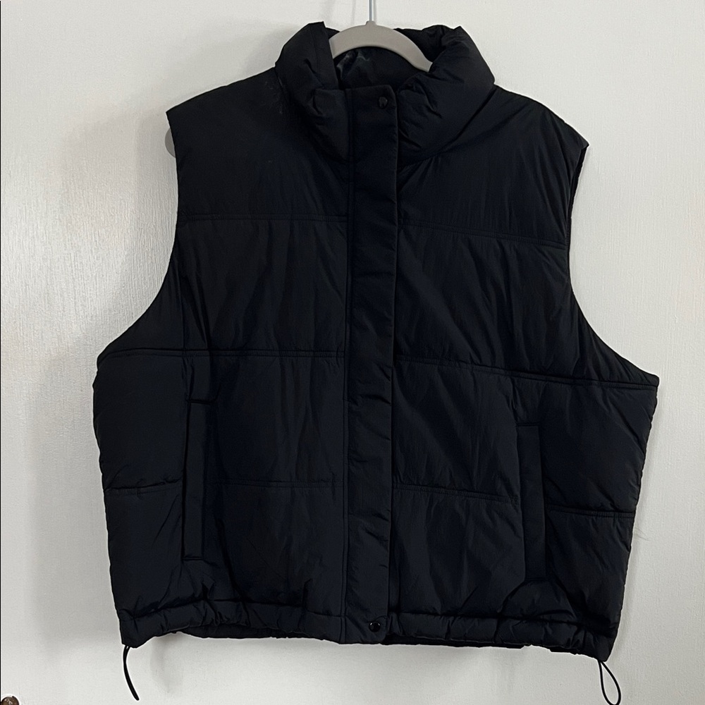 Old Navy Water-Resistant Black Vest